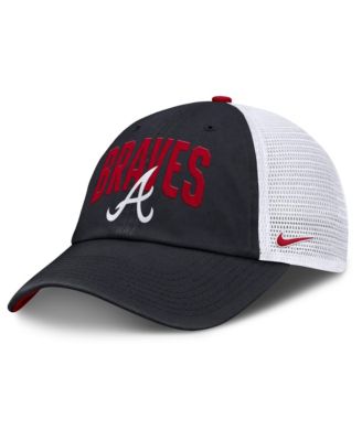 Men's Navy Atlanta Braves Primetime Club Adjustable Trucker Hat