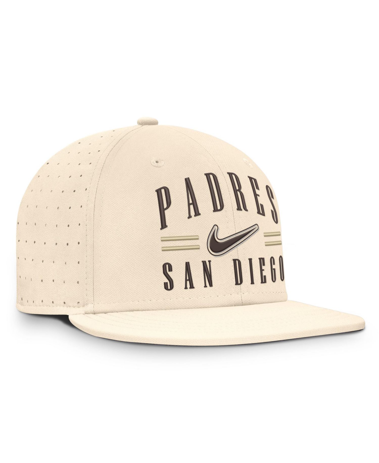 Men's Natural San Diego Padres True Dri-FIT AeroBill Fitted Hat