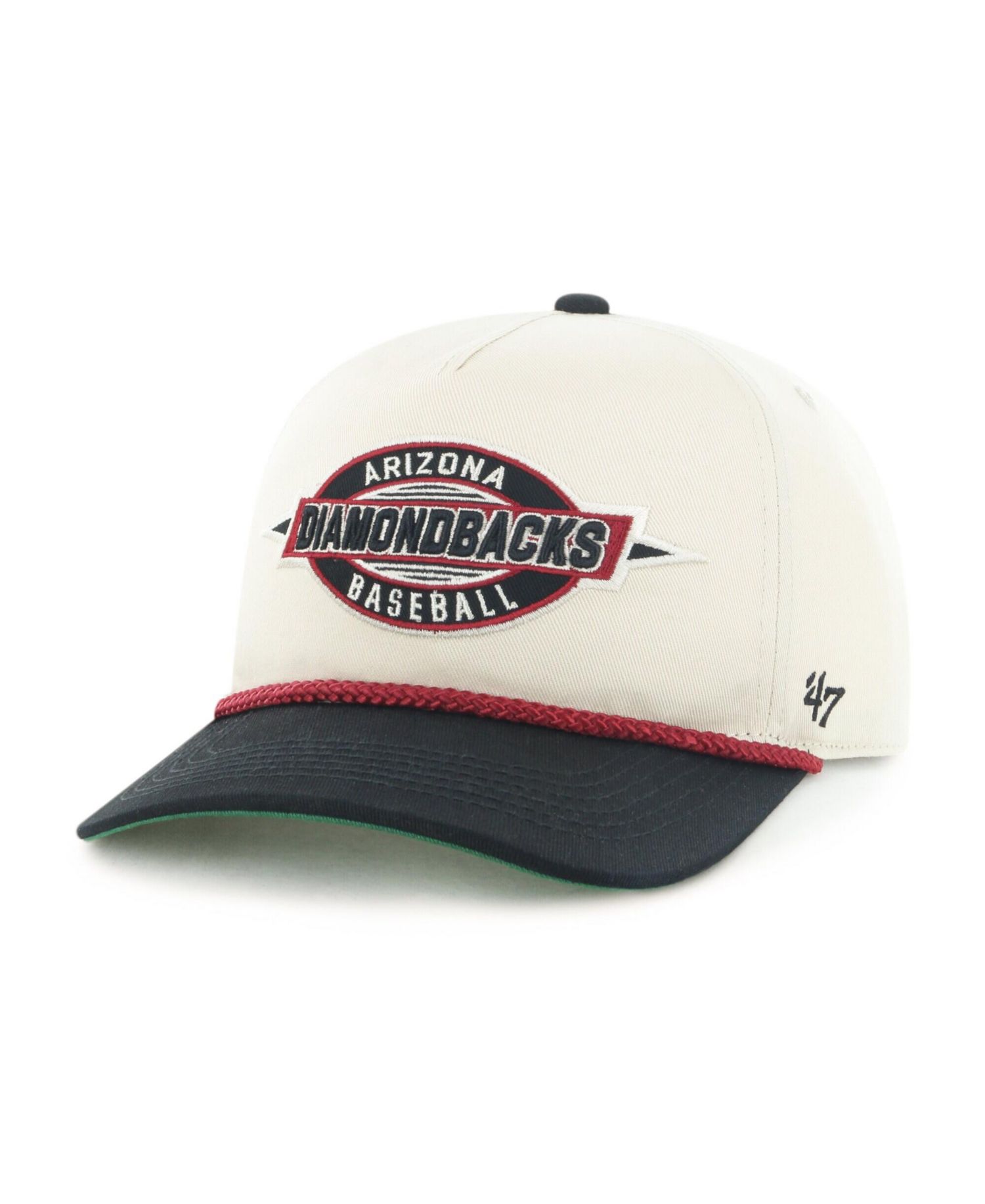 Men's Natural/Black Arizona Diamondbacks Frame Out Hitch Adjustable Hat