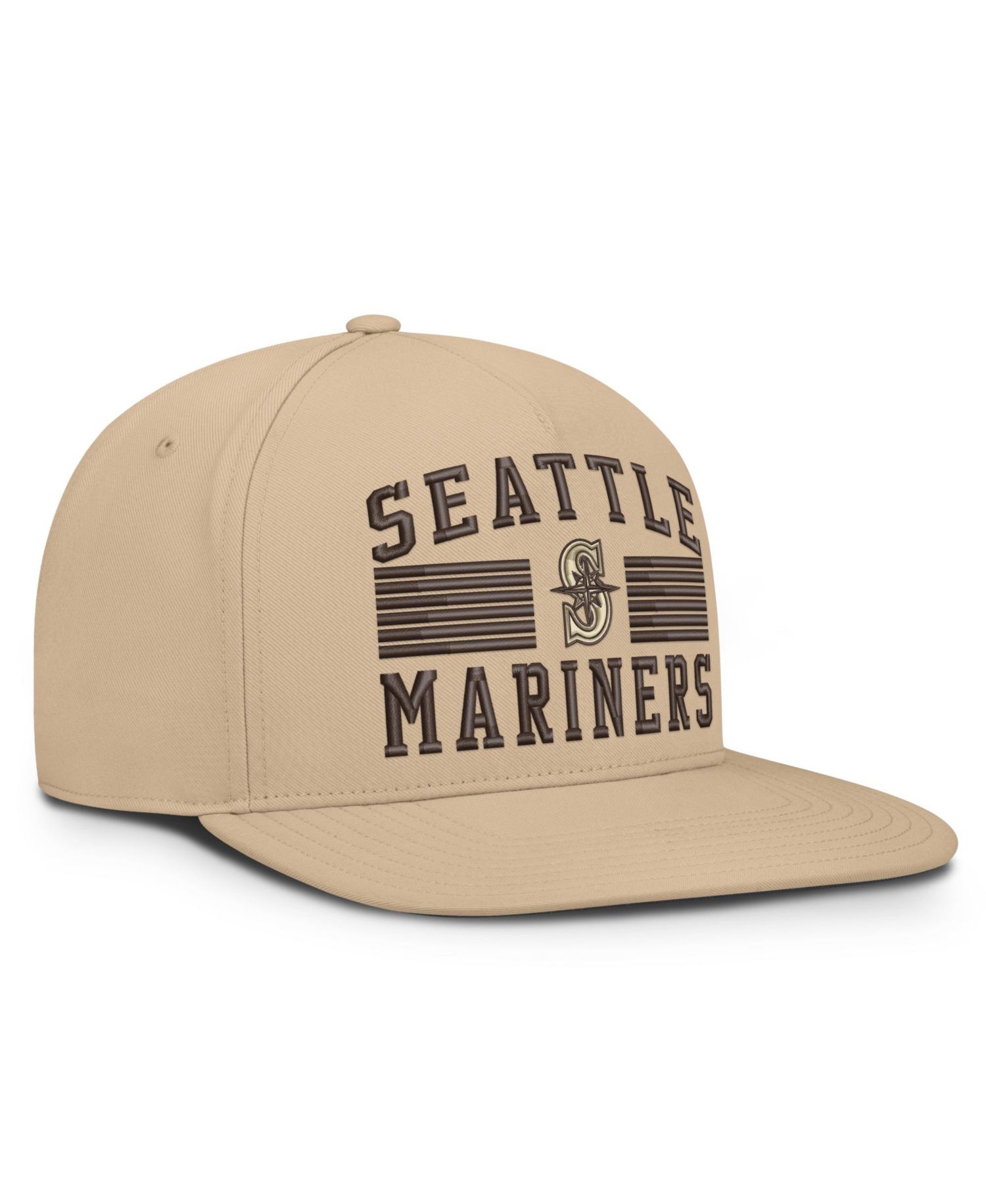 Men's Khaki Seattle Mariners Desert Pro AeroBill Dri-FIT Snapback Hat