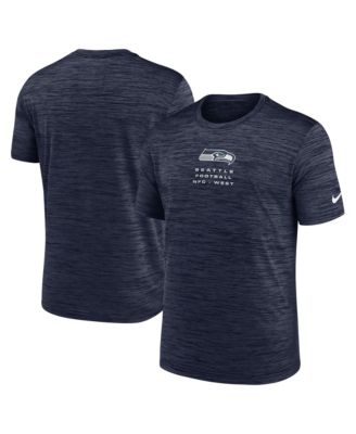 Men's College Navy Seattle Seahawks Velocity Ball Carrier Dri-FIT T-Shirt