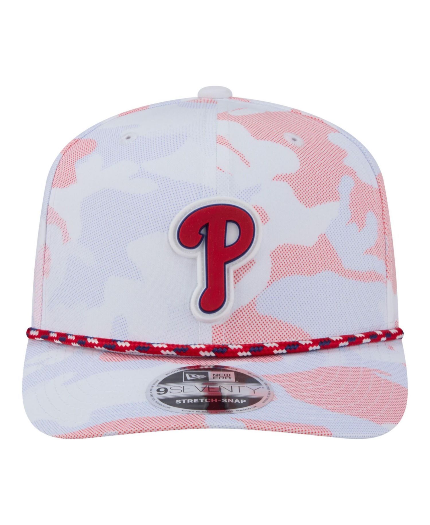 Men's White Philadelphia Phillies Camo Rope 9SEVENTY Adjustable Hat
