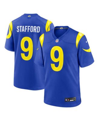 Men's Matthew Stafford Royal Los Angeles Rams Team Game Player Jersey