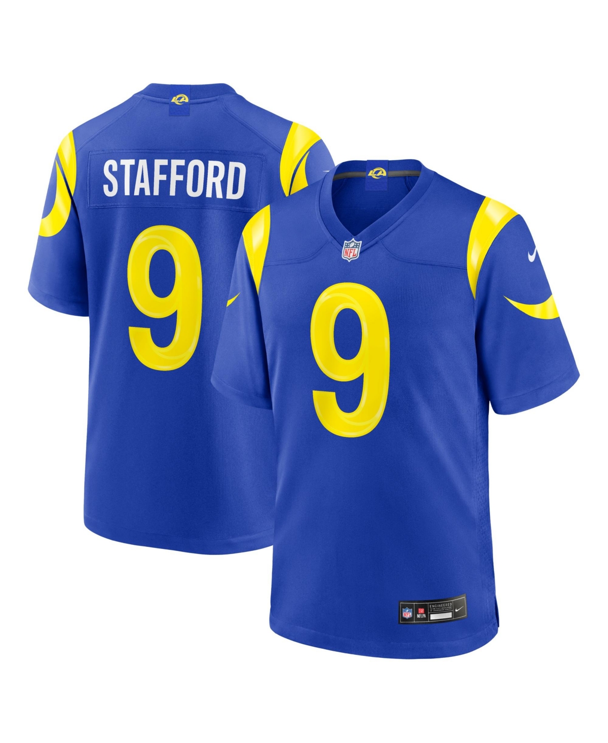 Nike Men's Matthew Stafford Royal Los Angeles Rams Team Game Player Jersey