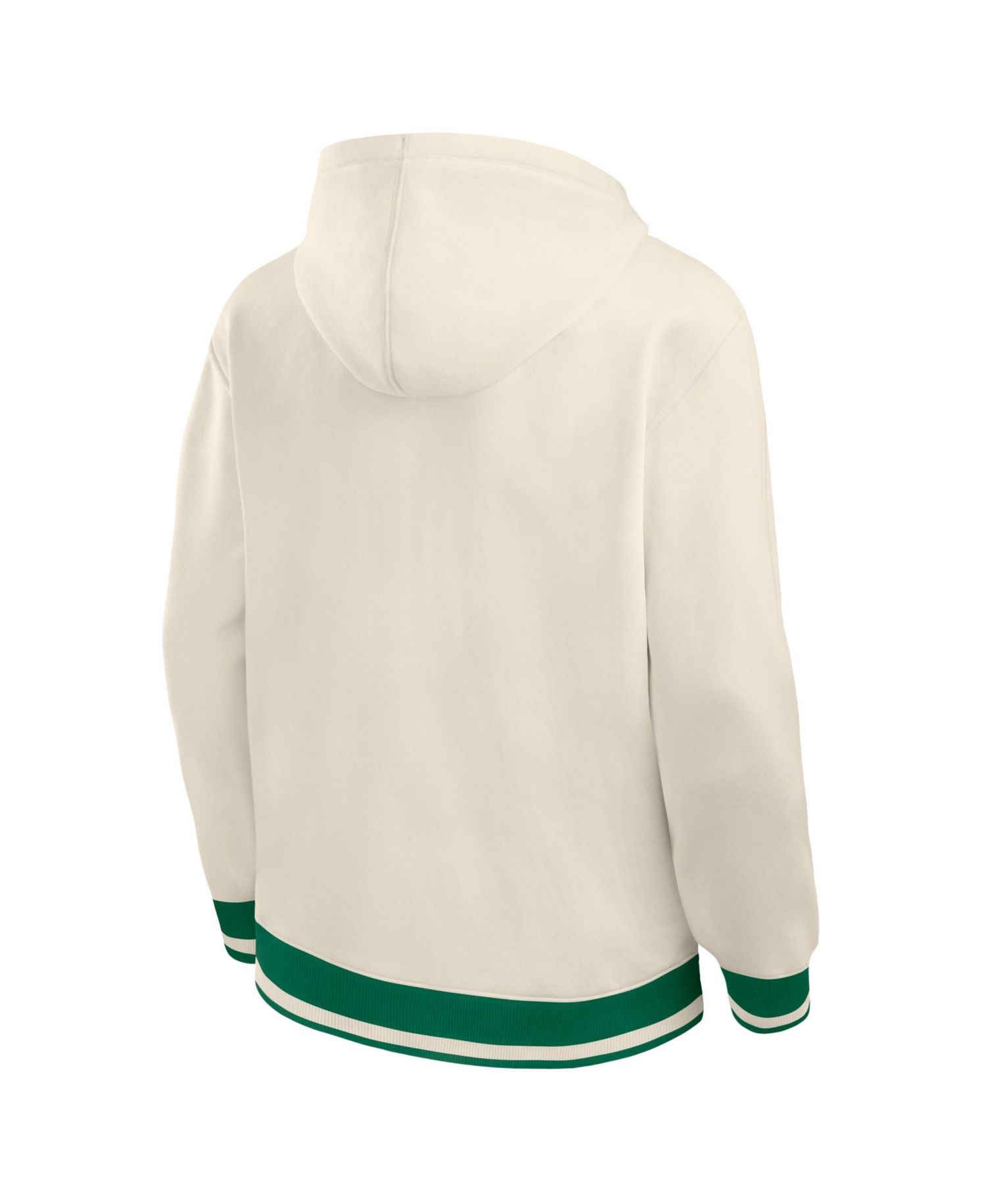 Men's Cream Philadelphia Eagles Chenille Heavyweight Fleece Hoodie