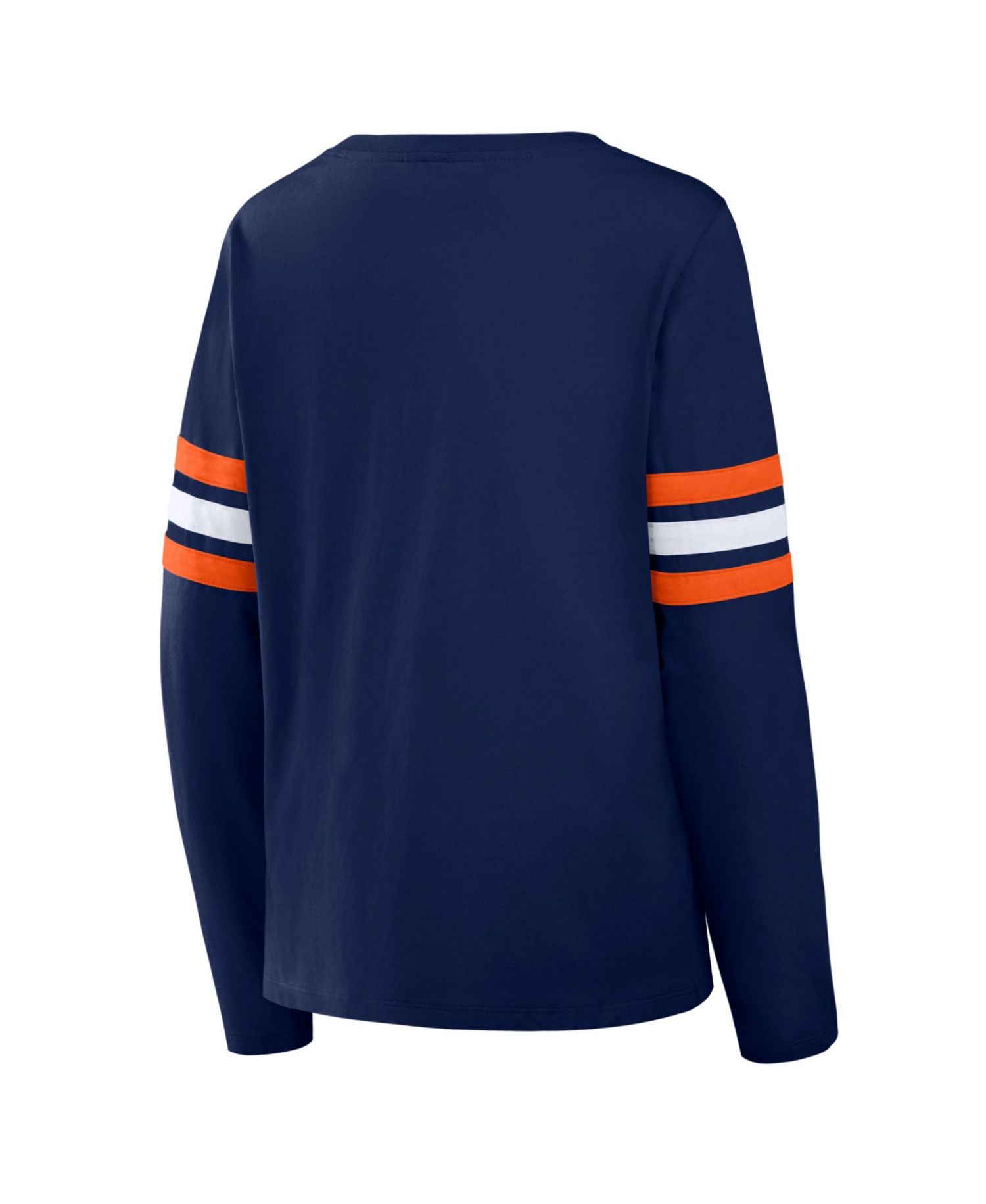 Women's Denver Broncos Team First Coverage Scheme Lace-Up Long-Sleeve T-Shirt