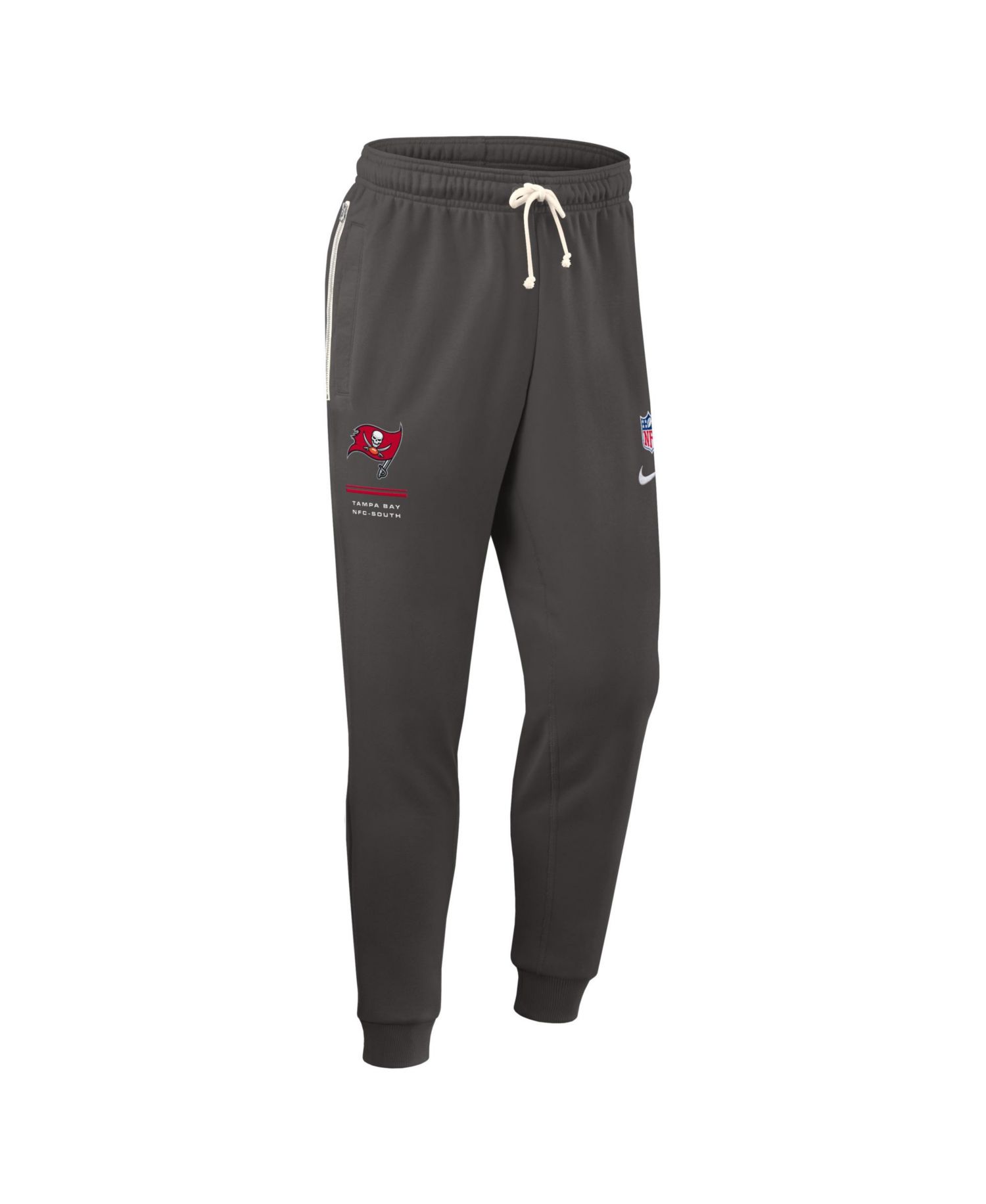 Men's Pewter Tampa Bay Buccaneers Sideline Standard Issue Touchback Kick Dri-FIT Taper Pants