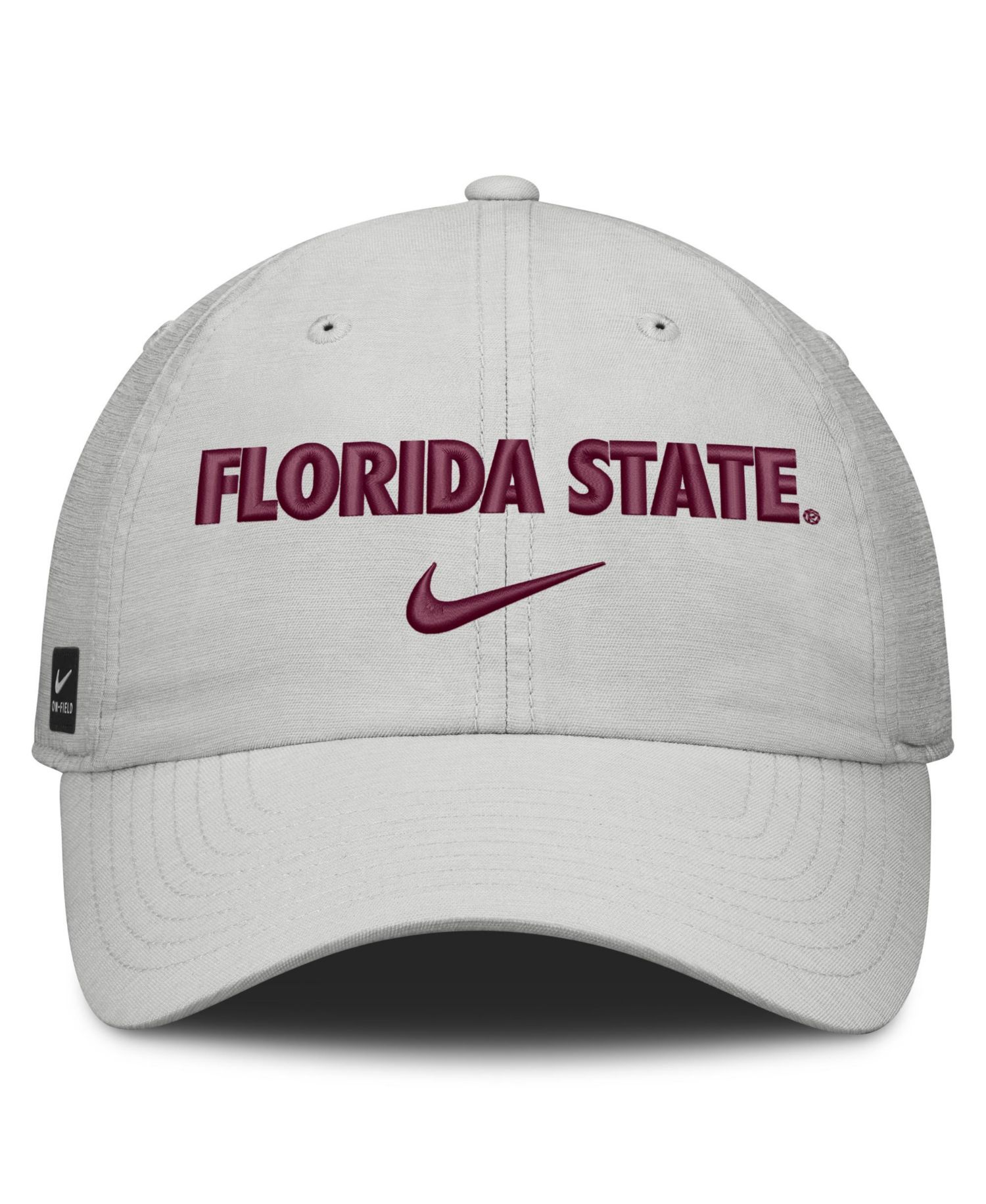 Men's and Women's Gray Florida State Seminoles 2026 On-Field Gameday Club Adjustable Hat