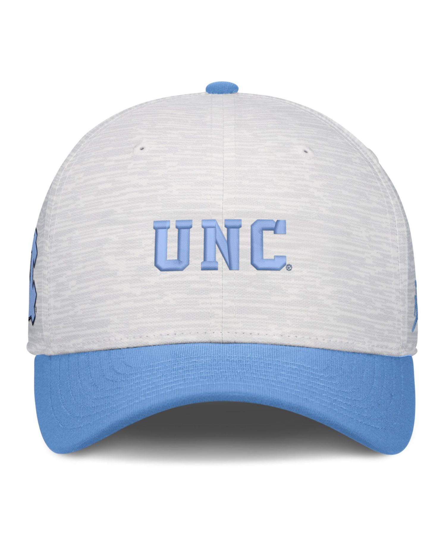 Men's and Women's White/Carolina Blue North Carolina Tar Heels Primetime Rise Adjustable Hat