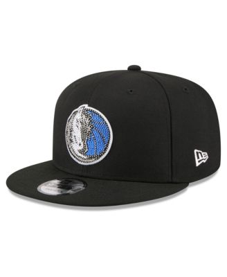 Men's Black Dallas Mavericks 2026 NBA Draft Crystal 9FIFTY Snapback Hat