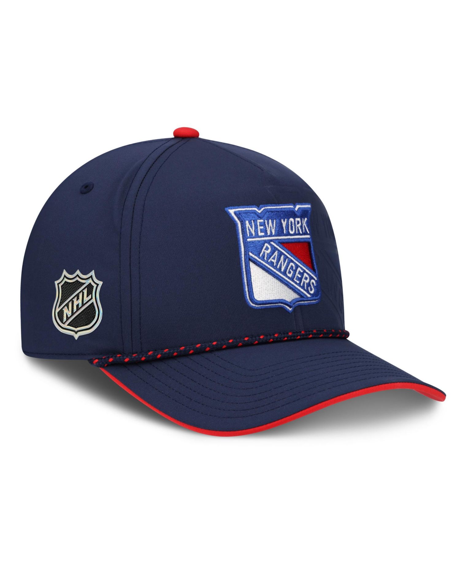 Men's Navy New York Rangers On Stage Podium A-Frame Adjustable Hat