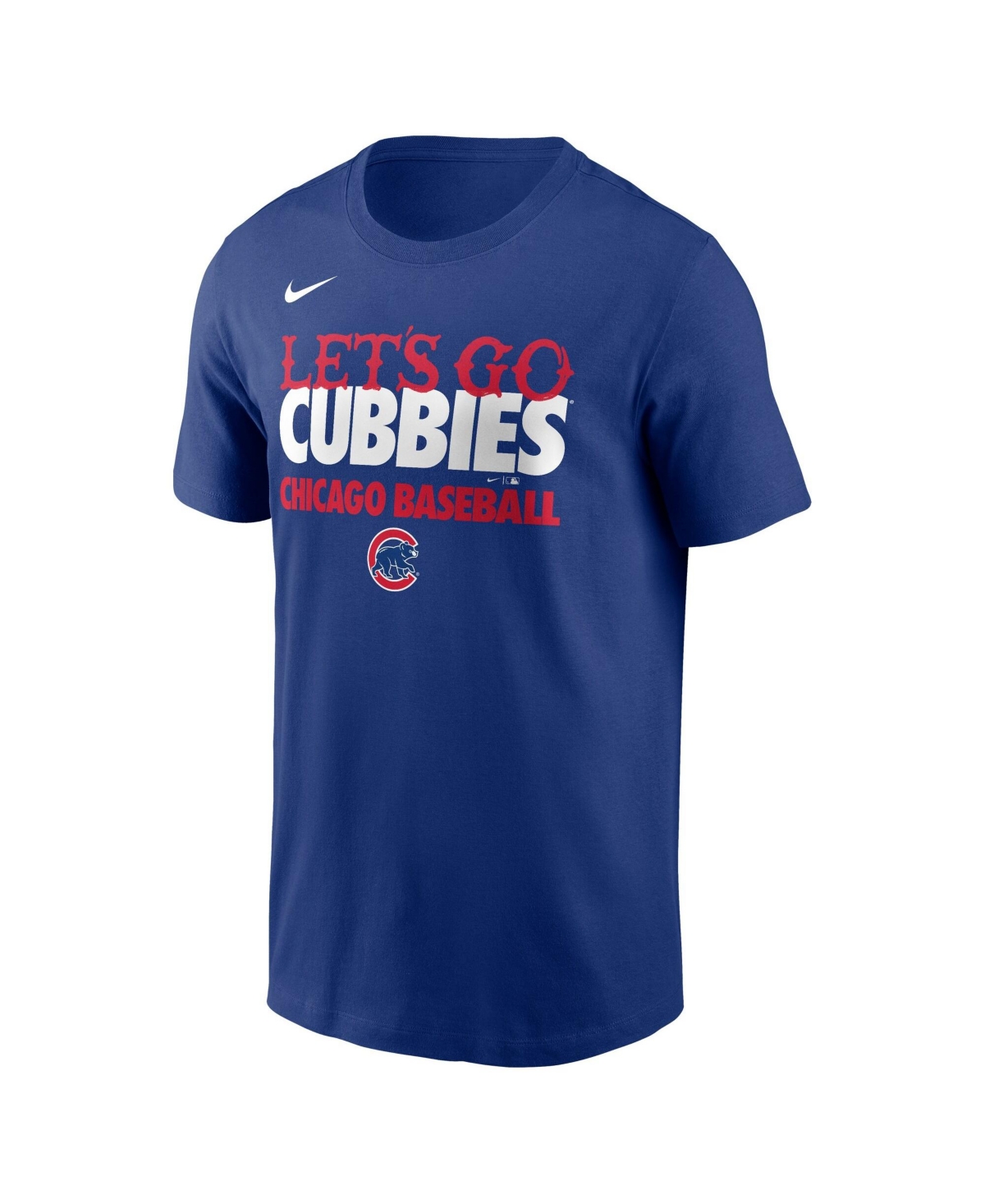 Nike Men's Royal Chicago Cubs City Connect Handwriting Club T-Shirt
