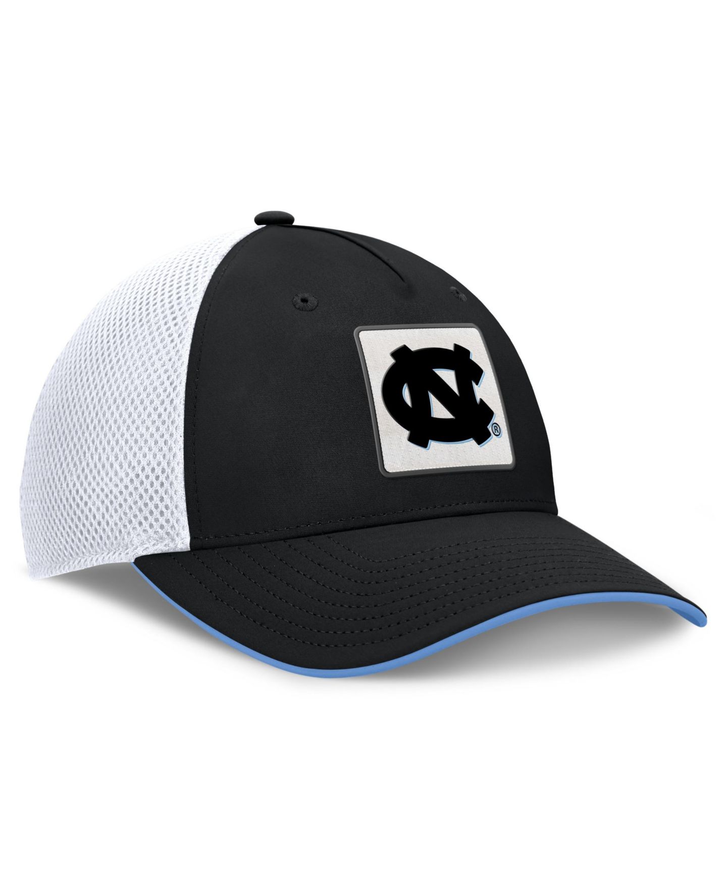 Мужские головные уборы Fanatics Black North Carolina Tar Heels 5-Panel Matter Flex Hat — фото 3