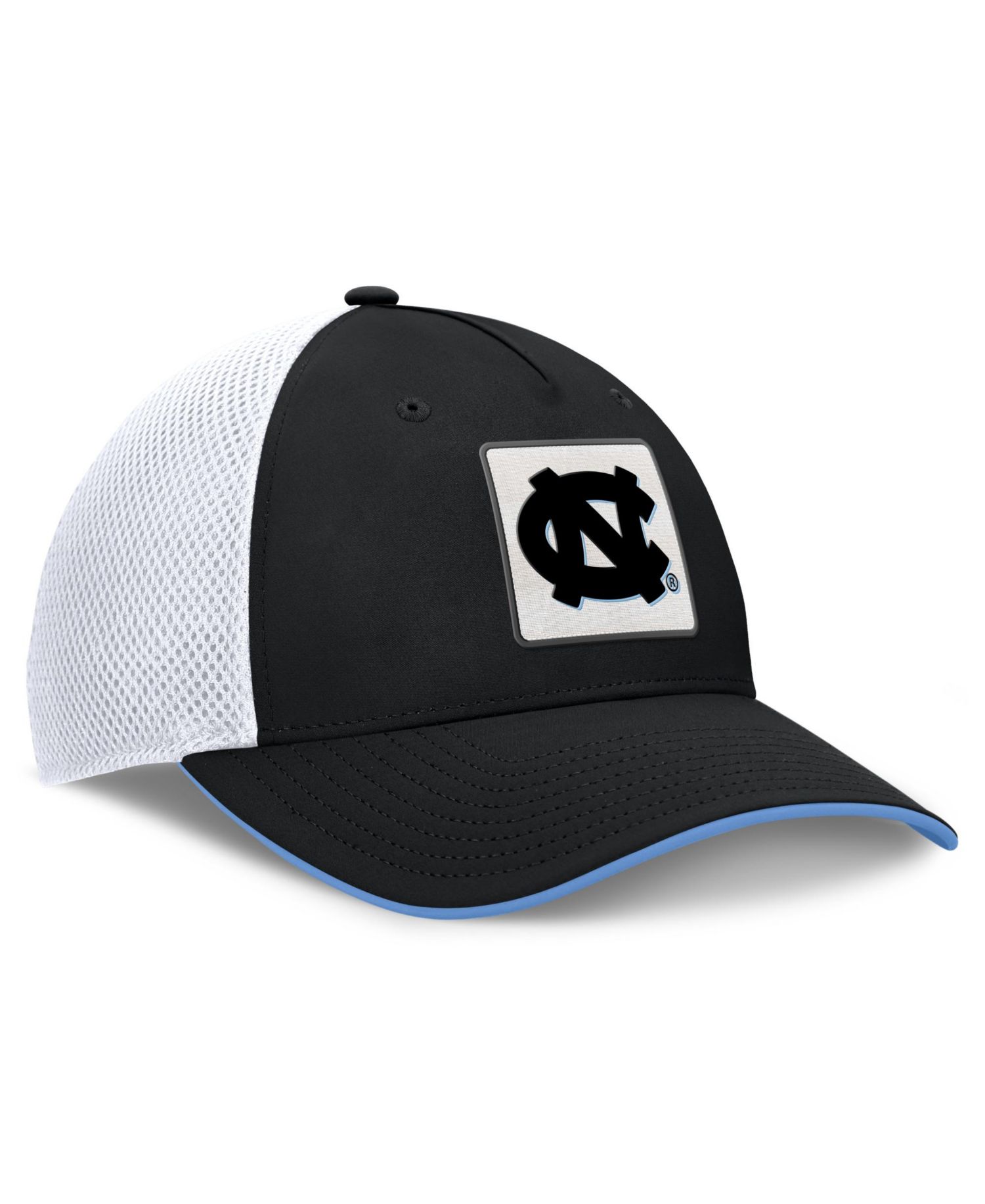 Men's Black North Carolina Tar Heels 5-Panel Matter Flex Hat