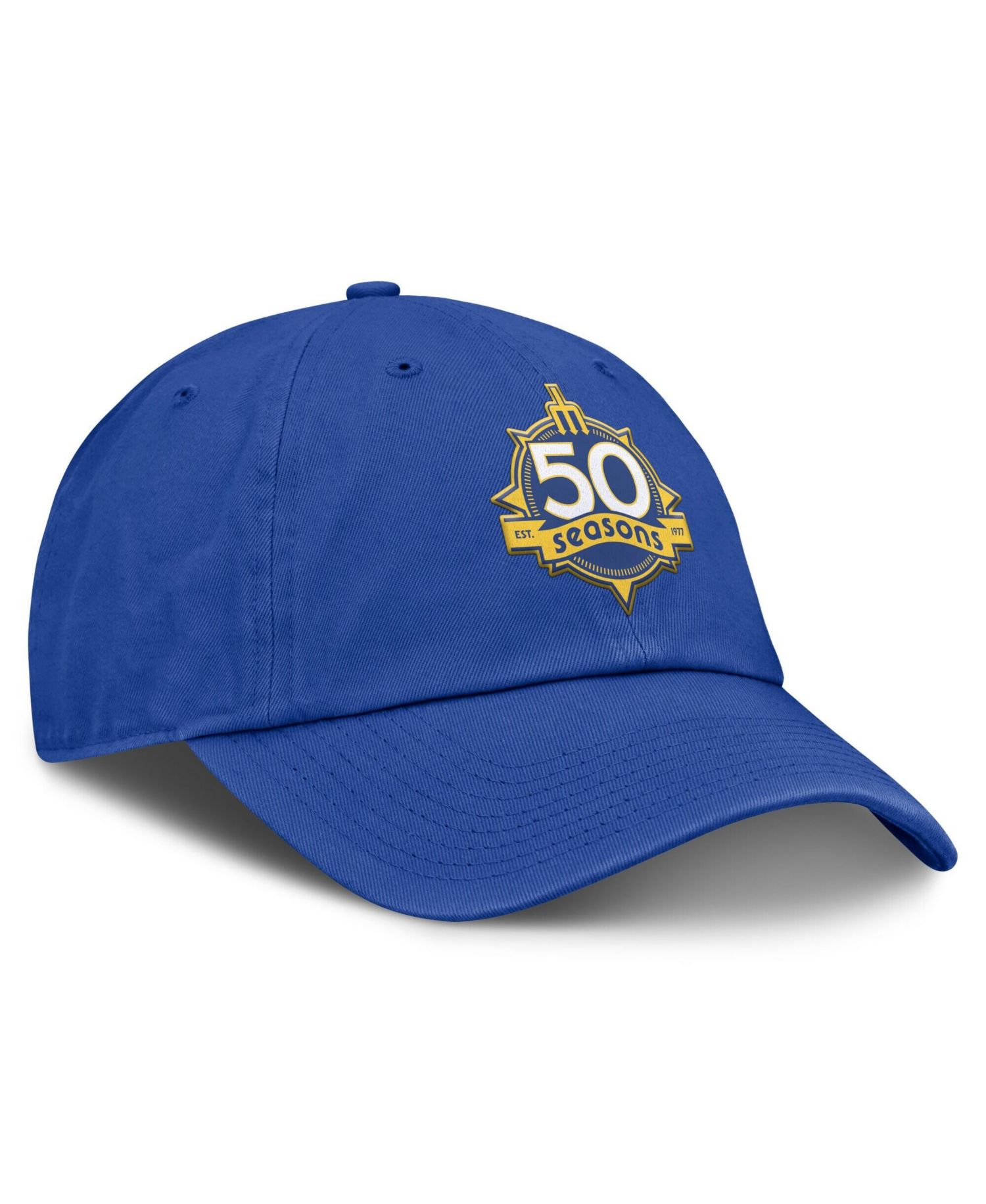 Men's Royal Seattle Mariners 50th Season Club Adjustable Hat