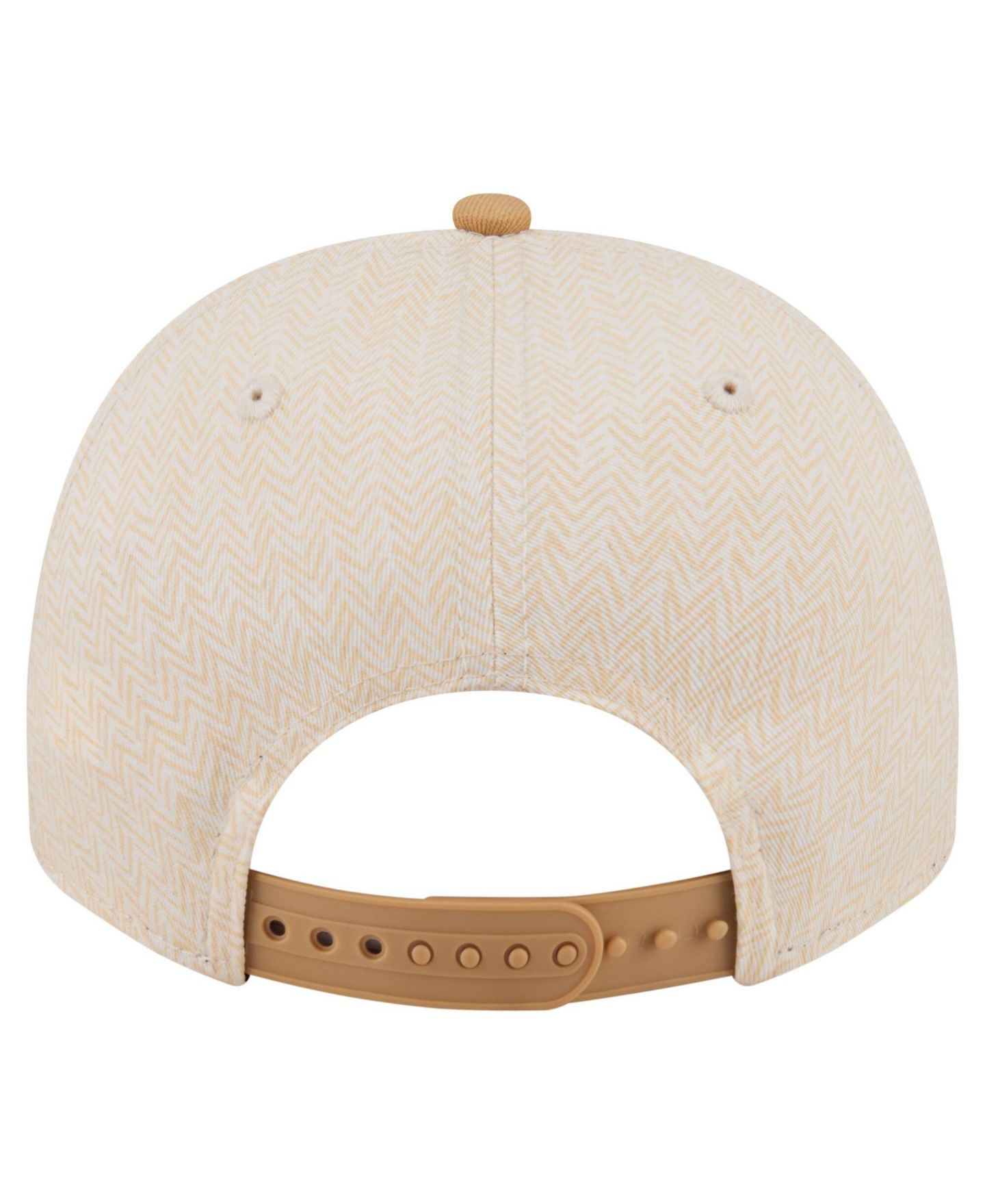 Мужская кепка New Era Cream Detroit Tigers Herringbone 9FIFTY A-Frame Snapback Hat — фото 4