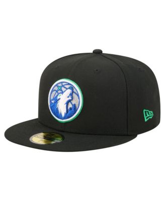 Men's Black Minnesota Timberwolves 59FIFTY Fitted Hat