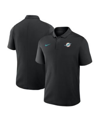 Men's Black Miami Dolphins Dri-FIT Victory Polo Shirt