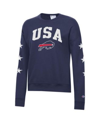 Women's Navy Buffalo Bills Star Spangled Sweatshirt