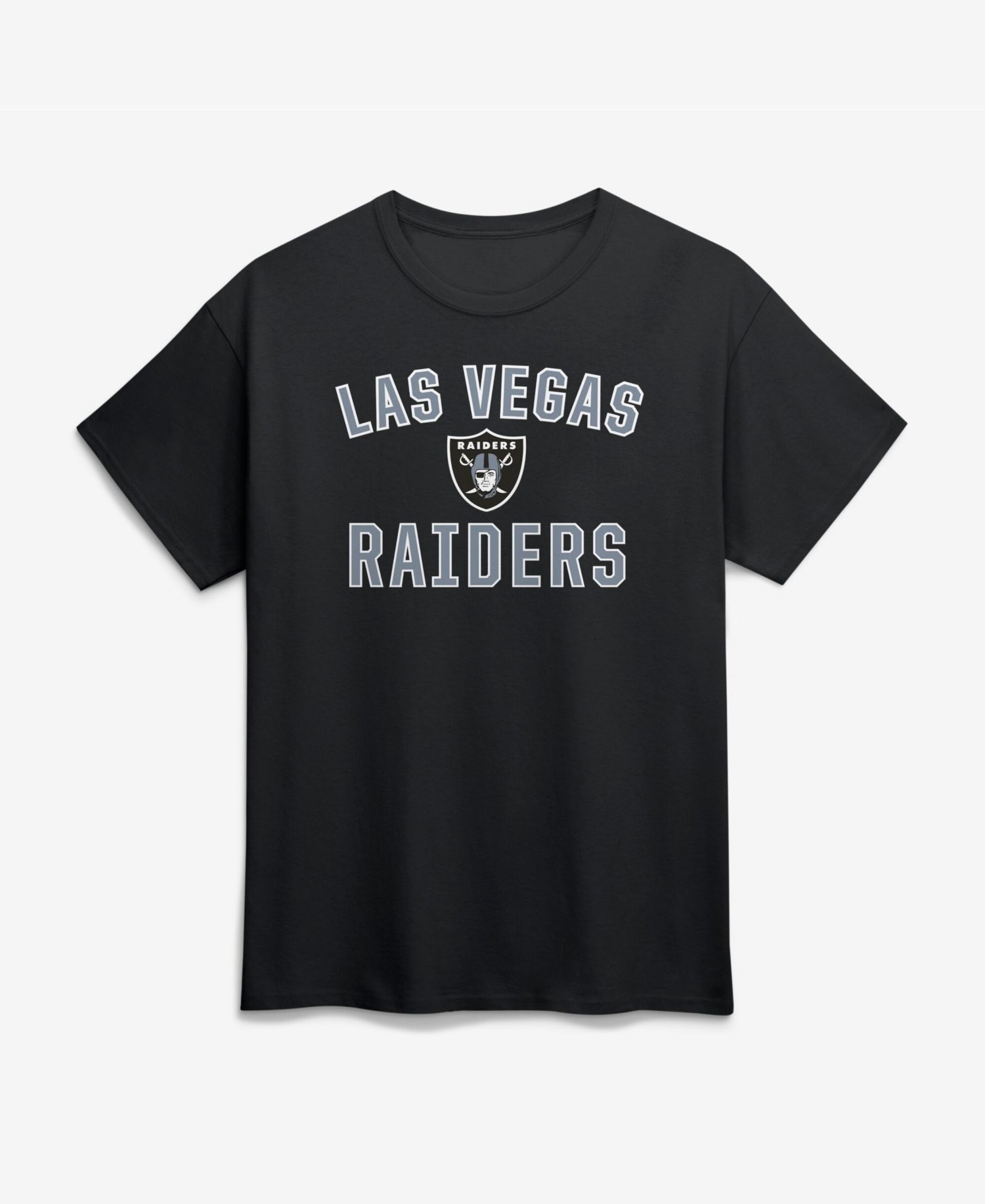 Men's Black Las Vegas Raiders Cotton Victory Arch T-Shirt