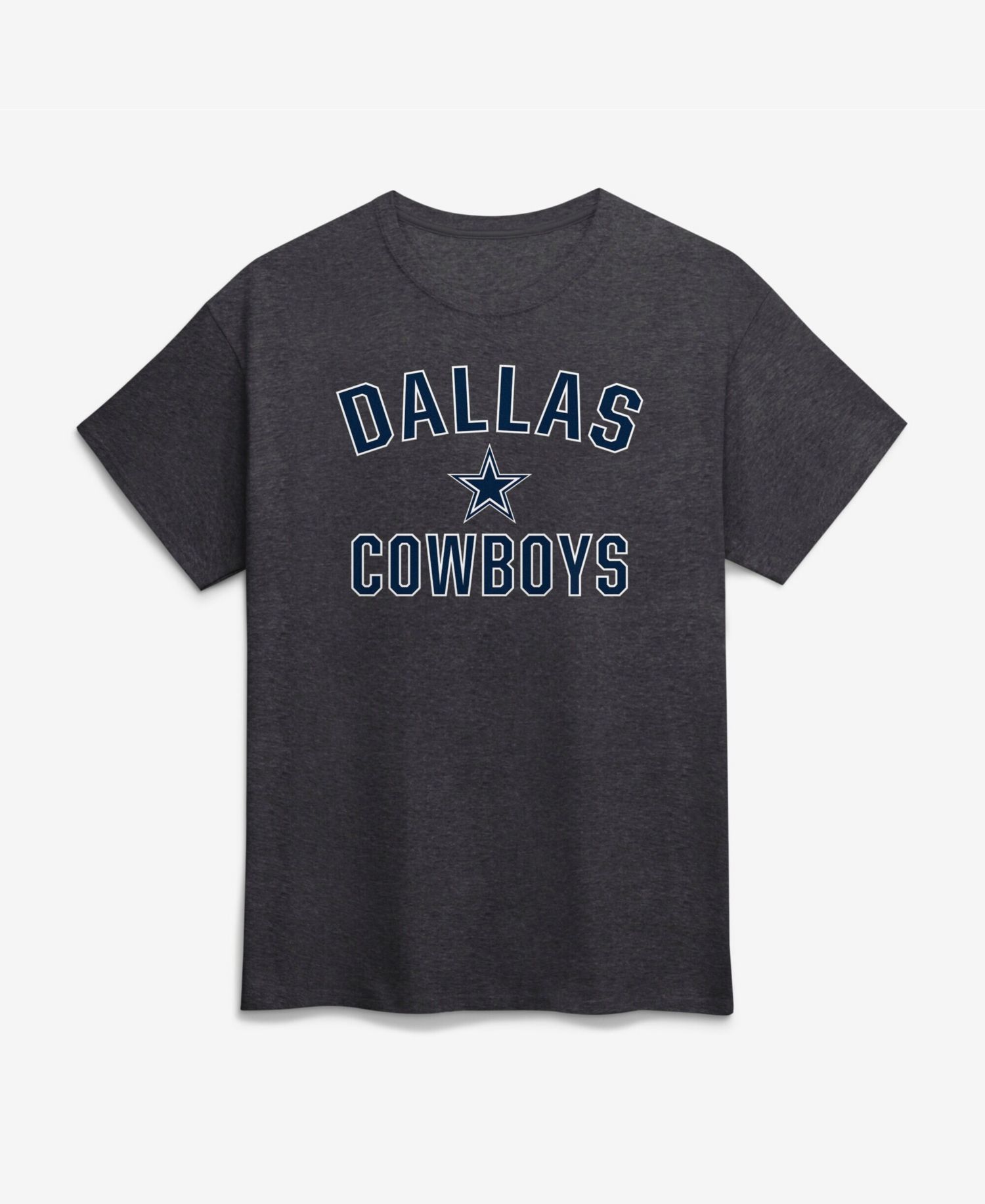 Men's Charcoal Dallas Cowboys Cotton Victory Arch T-Shirt