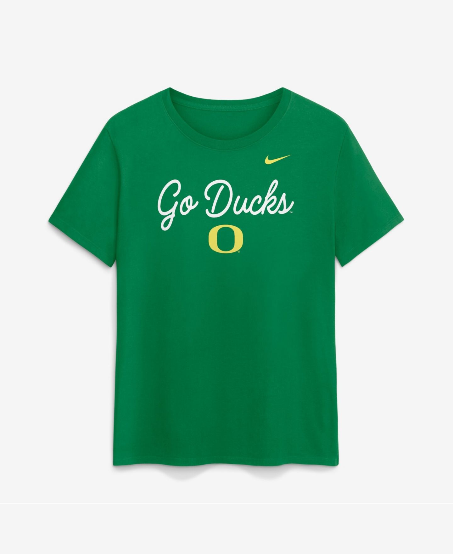 Женская футболка Nike Green Oregon Ducks Script Mantra Logo — фото 2