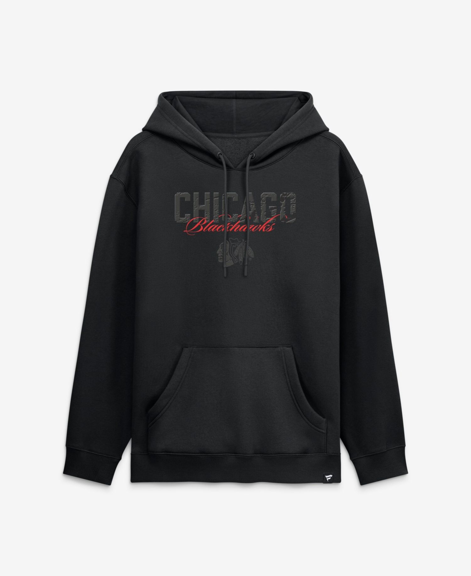 Men's Chicago Blackhawks Black Out Hoodie