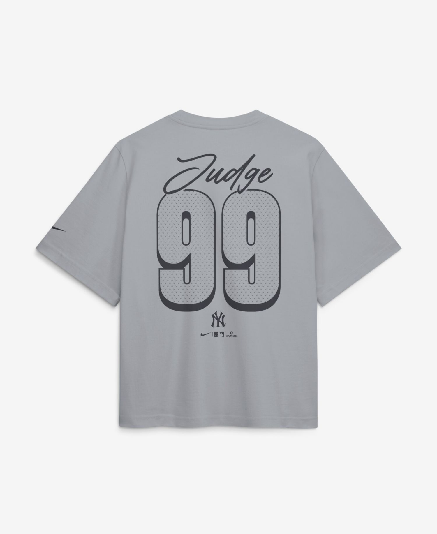 Women's New York Yankees Aaron Judge Boxy Short-Sleeve Name & Number T-Shirt