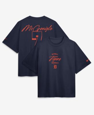 Women's Detroit Tigers Kevin McGonigle Boxy Name & Number T-Shirt