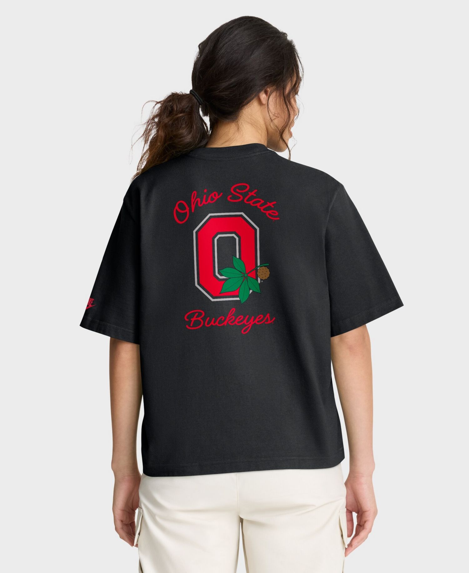 Women's Ohio State Buckeyes Boxy Pocket T-Shirt