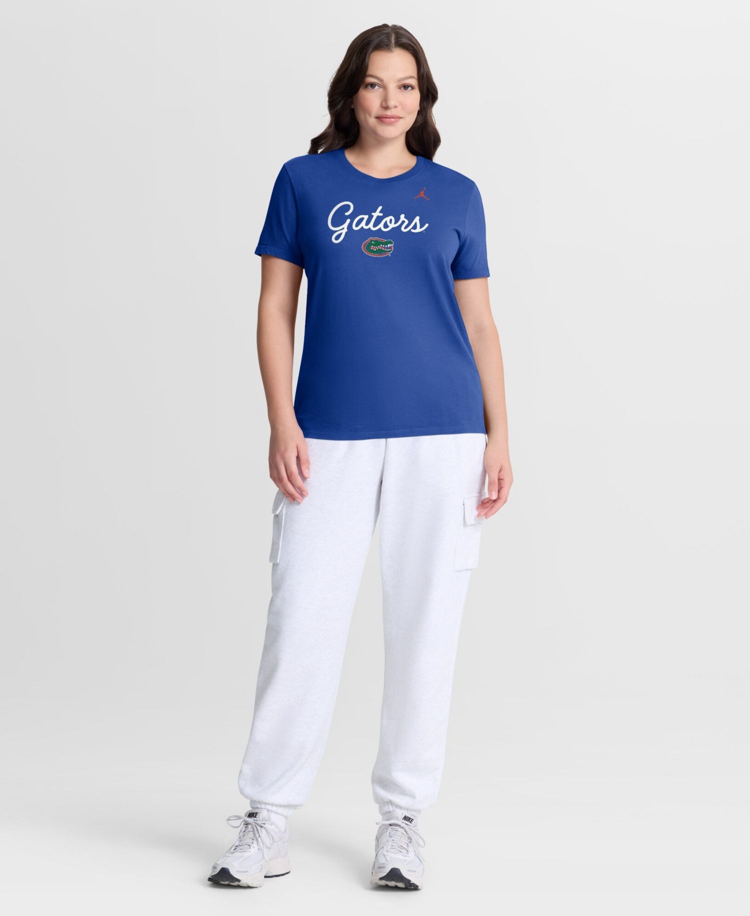 Women's Royal Florida Gators Script Mantra Logo T-Shirt