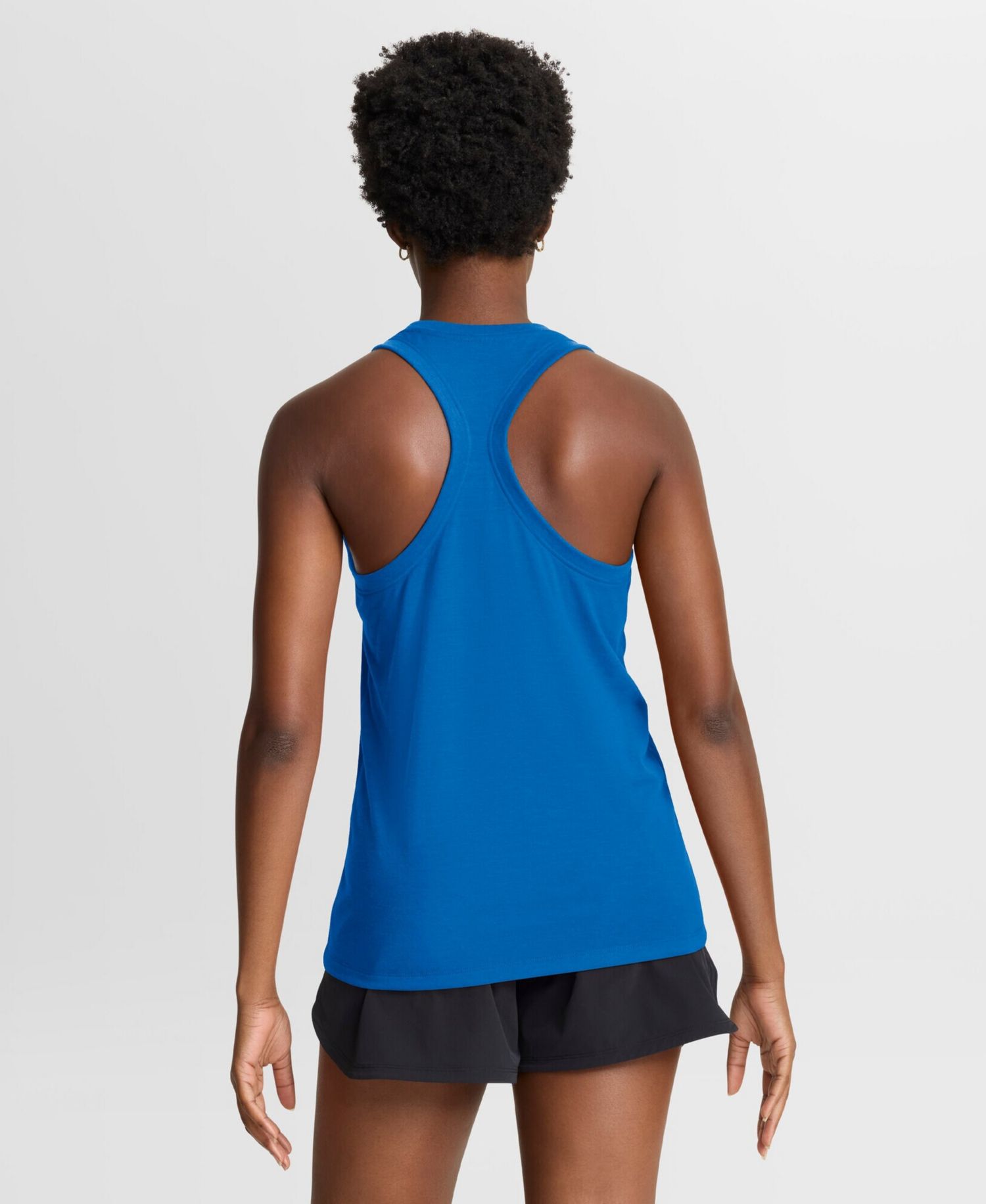 Women's Blue Detroit Lions Primetime Tri-Blend Dri-FIT Tank Top