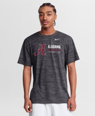 Men's Anthracite Alabama Crimson Tide Sideline Velocity Dri-FIT T-Shirt