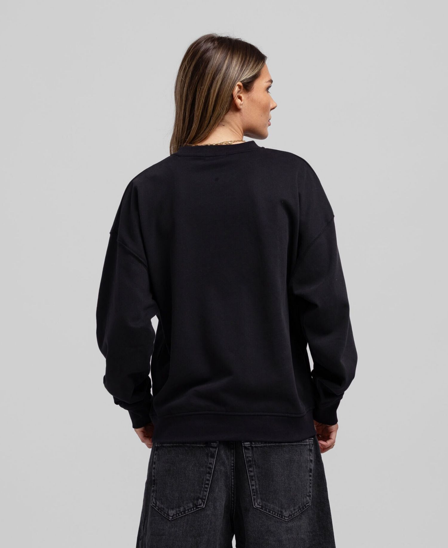 Women's Black Pittsburgh Penguins Core Oversized Sweatshirt