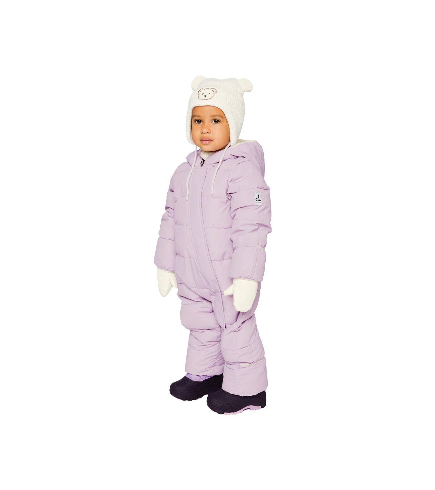 Baby Girls (3M-24M) Cloud One Piece Snowsuit Adapted for Car Seats
