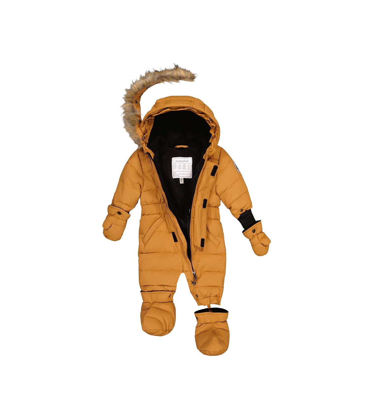 Baby Unisex 6M TO 24M Original One Piece Puffy Snowsuit with Removable Mittens and Boots Sugar