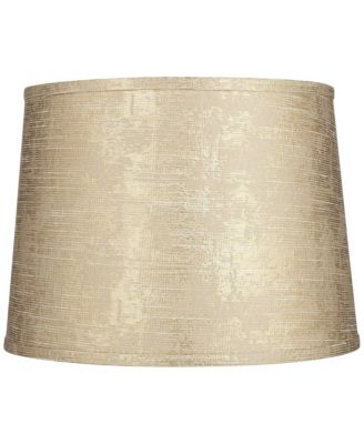 13" Top x 15" Bottom x 11" High x 11" Slant Print Lamp Shade Replacement Tapered Spider Harp Finial