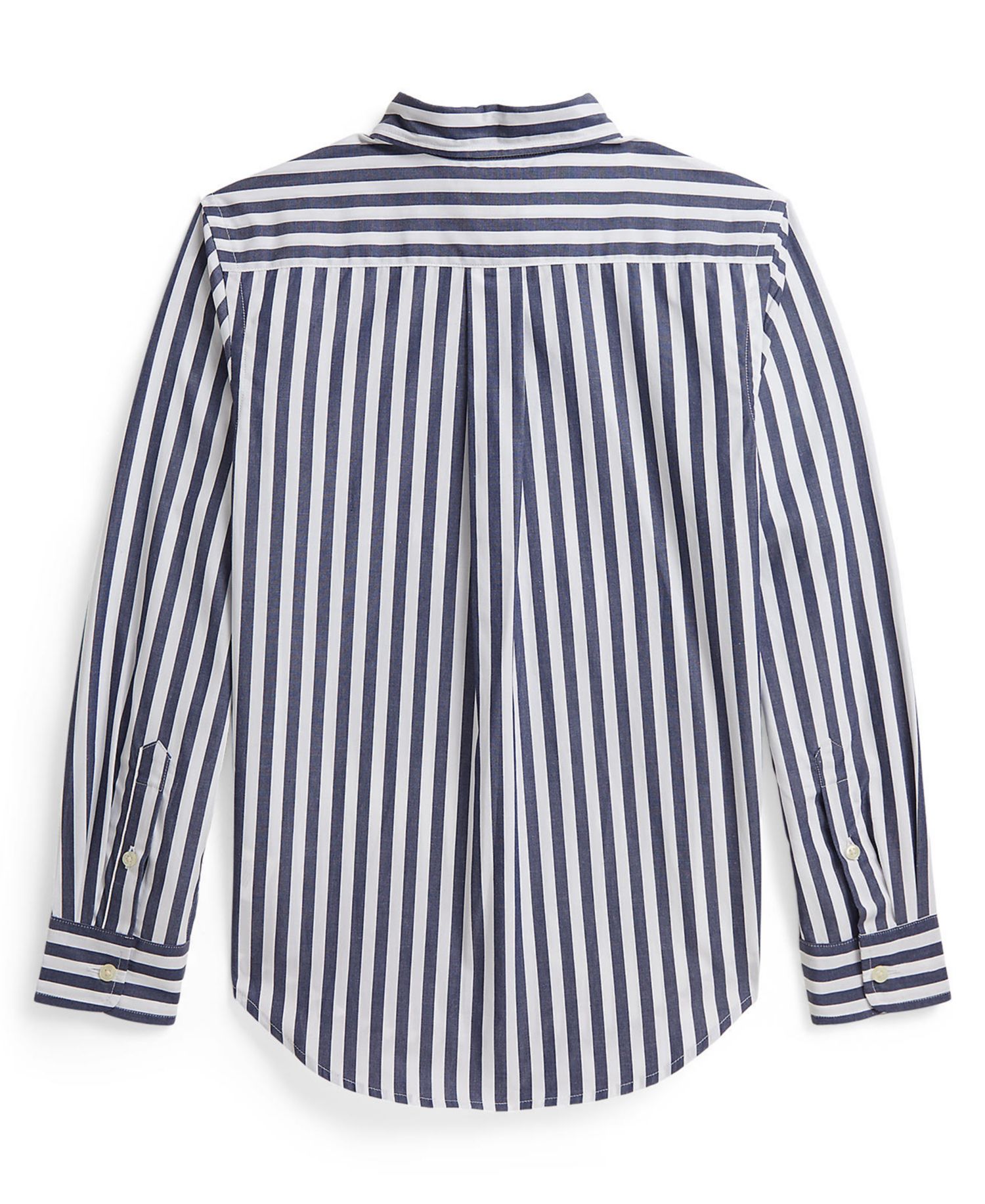 Boys' 8-20 Striped Cotton Poplin Shirt