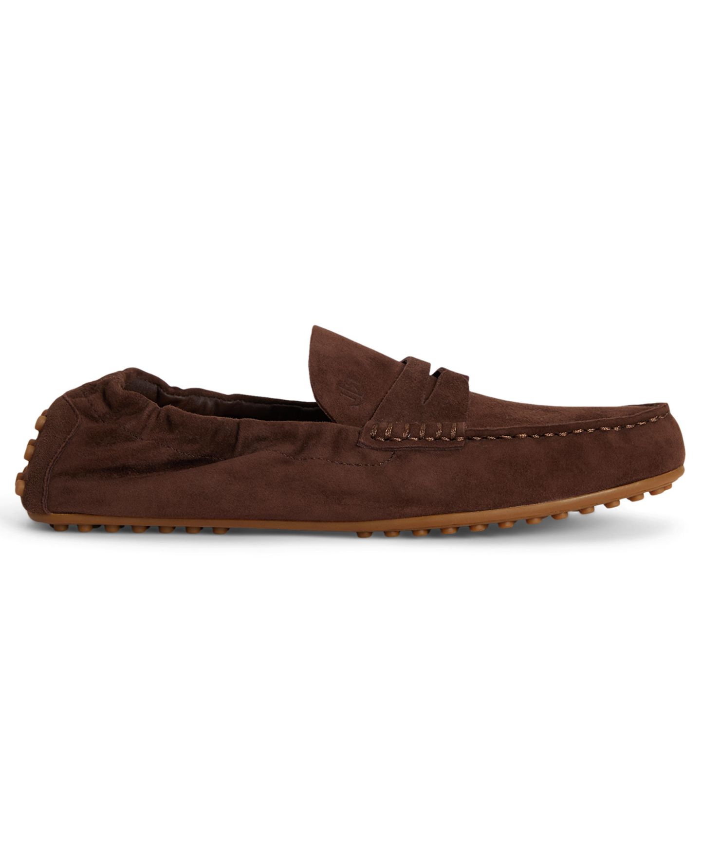 Женские туфли Lauren Ralph Lauren Wynnie Driver Slip-On, цвет: Каштановый коричневый замшевый — фото 2