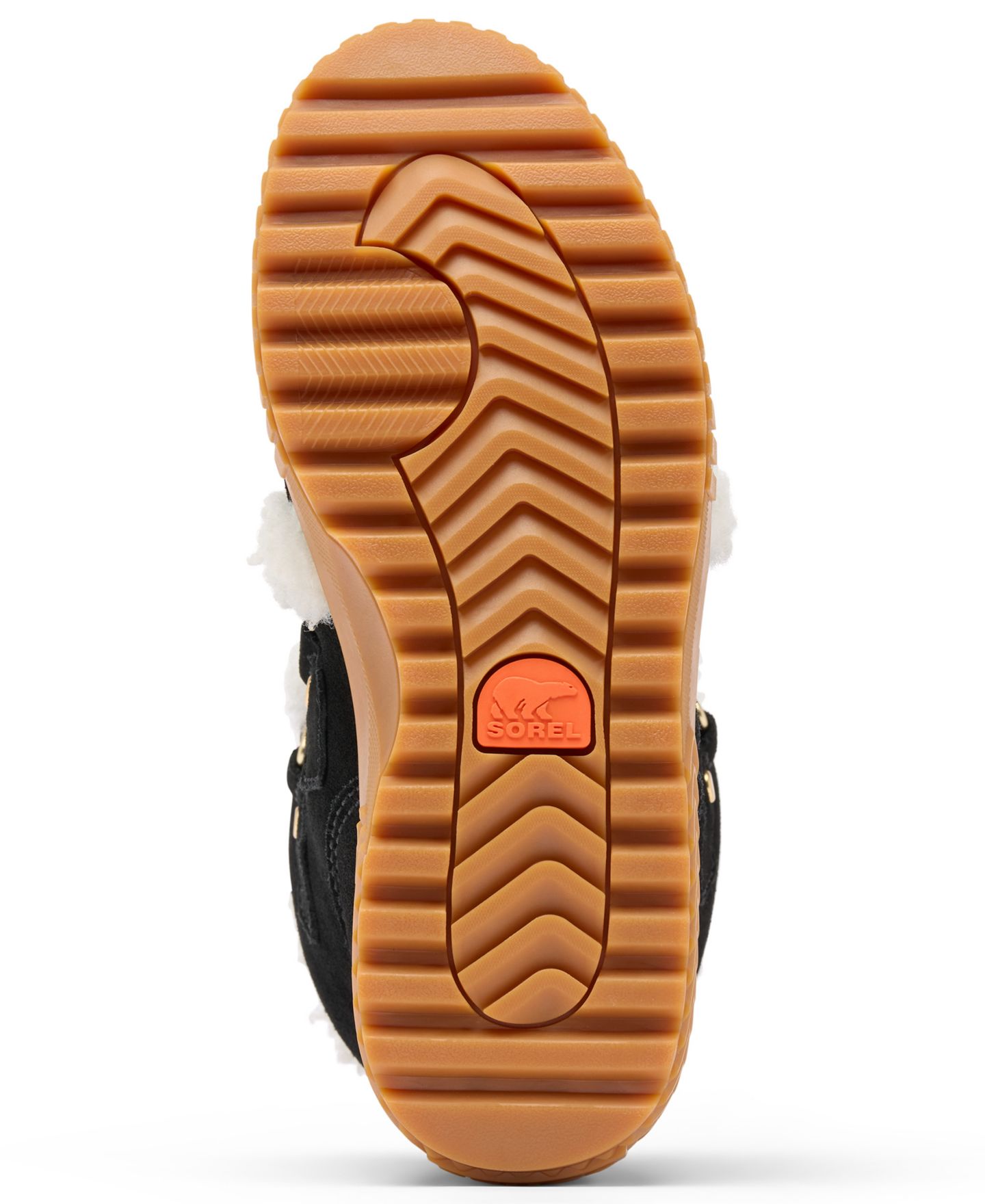 Женские ботинки Sorel Ona Ave Alpine Plus Waterproof Lace-Up, цвет: Чёрный / Карамельный — фото 4