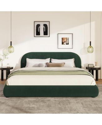  Velvet King Bed Light Luxury Texture
