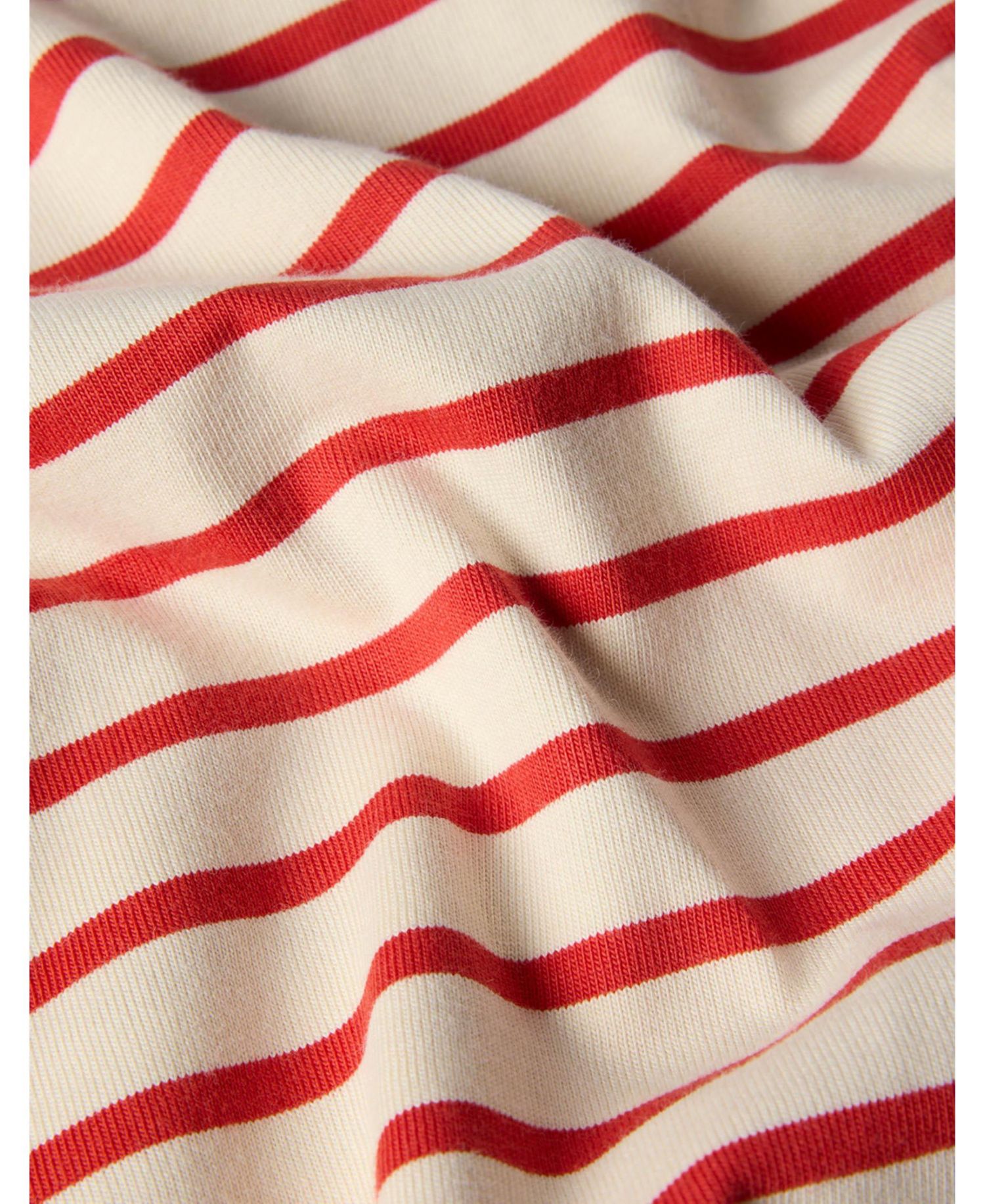 Women's Stripe Relaxed Crewneck Cotton T-Shirt
