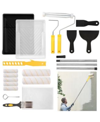 Roller Set Frame Extension Rod Brush Scraper Painting Supplies