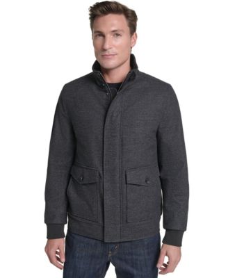 Cole Haan Men's Stand Collar Bomber Jacket - Macy's