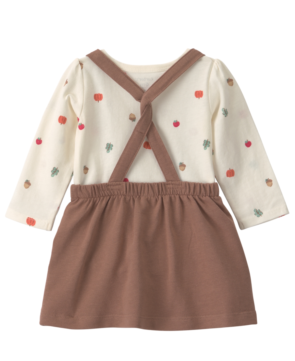 Carter's Baby Girls' Thanksgiving Crewneck Top, Sleeveless Dress and Headwrap, 3-Piece Set