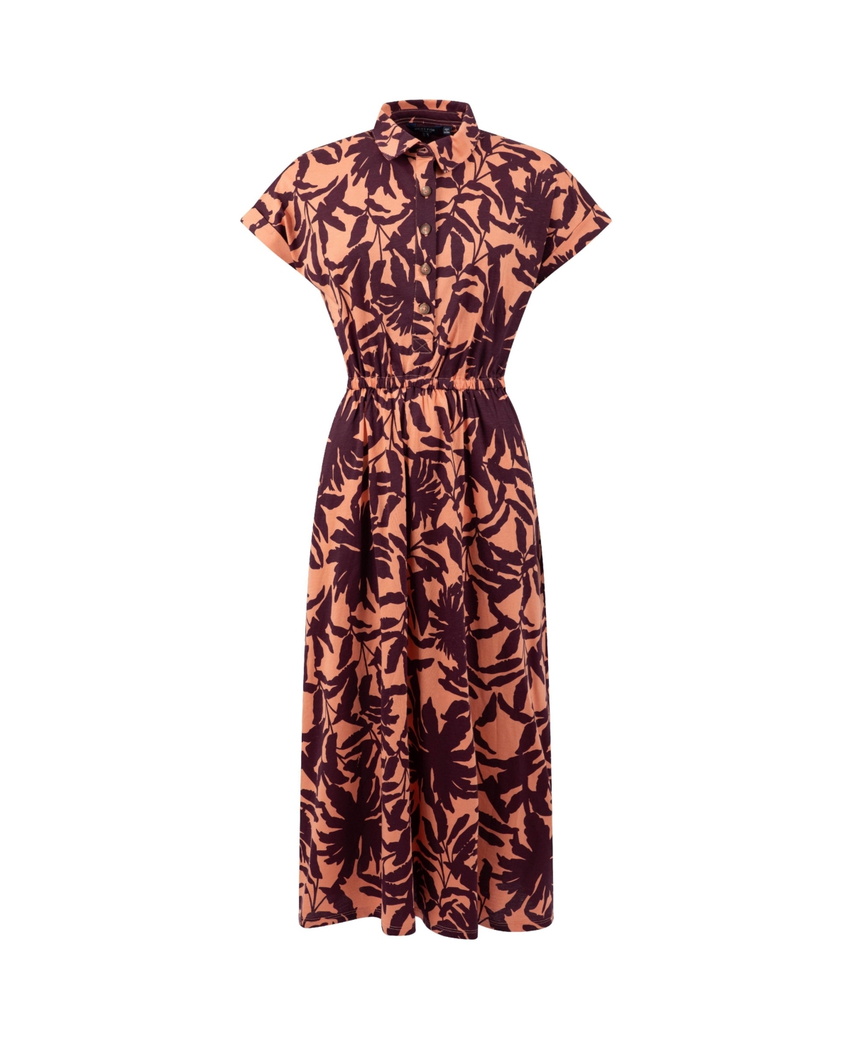 Weird Fish Women's Artemis Printed Jersey Shift Dress