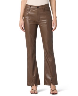 Women's Blair High-Rise Faux-Leather Bootcut Pants