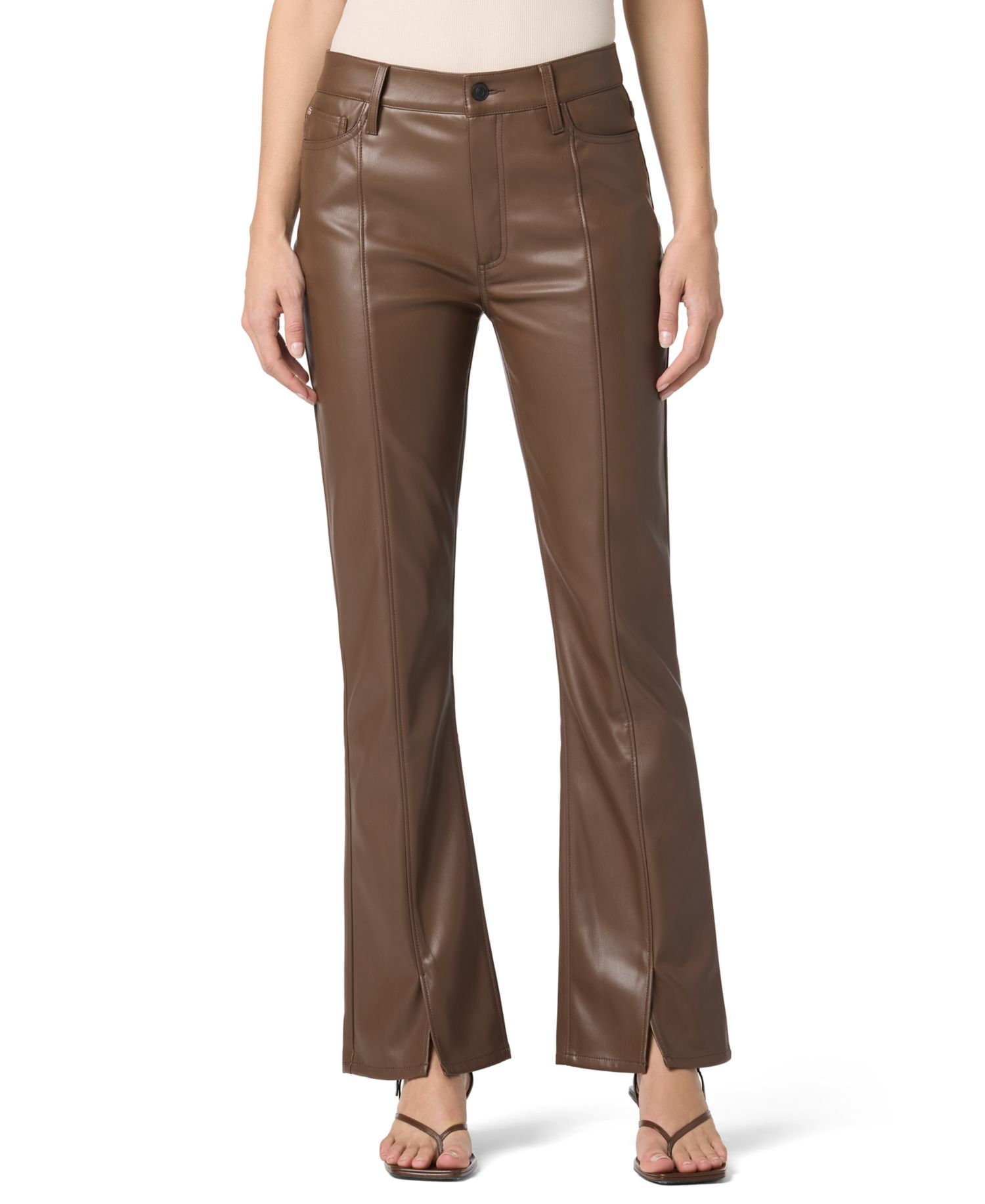Women's Blair High-Rise Faux-Leather Bootcut Pants
