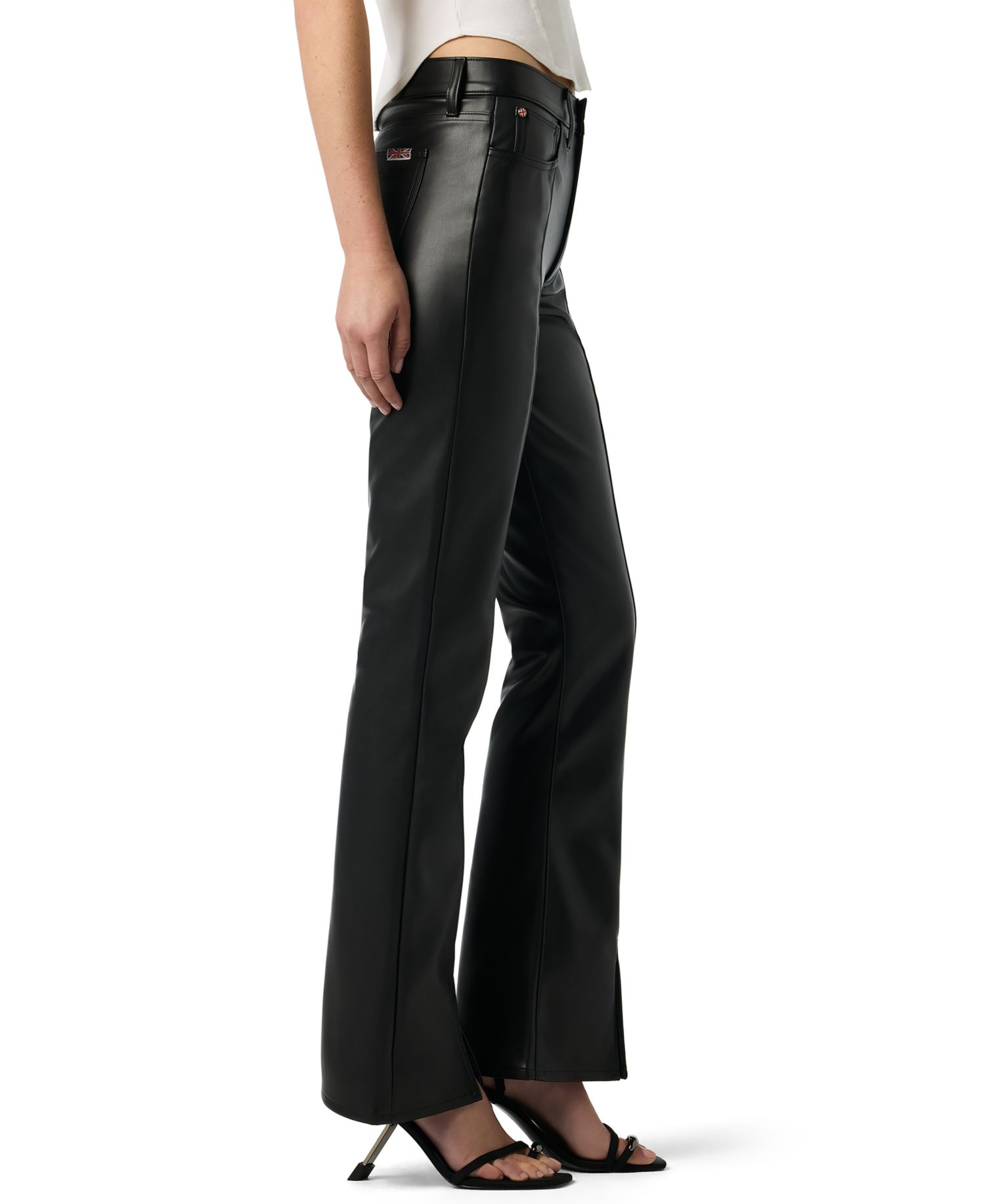Women's Blair High-Waist Faux-Leather Bootcut Pants