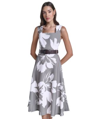gray casual dress Sweet and Simple Small flare silhouette 10 Fresh Ways to Wear